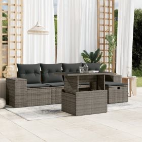Patio Sofa Set Adjustable Feet Outdoor Sofa Set Rectangular
