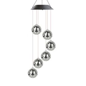 Outdoor Decorative Hanging Solar Wind Chimes for Patio & Garden(USPS Shipping) (Color: As pic show, Type: Style A)