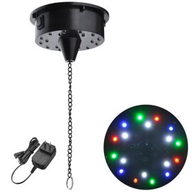 Mirror Ball Motor 6RPM W LED RGBW (Color: Black)